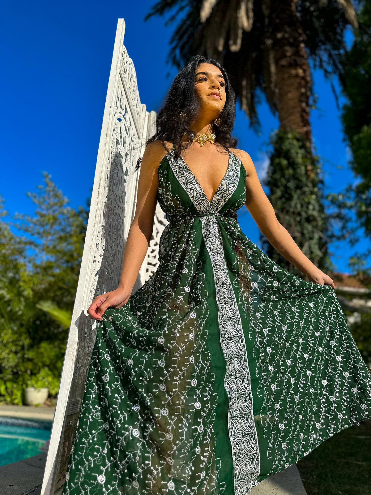 Emerald Diamonds Magic Dress