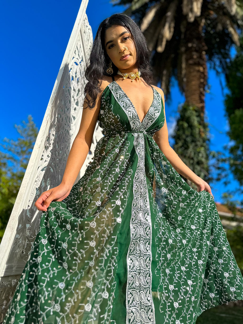 Emerald Diamonds Magic Dress