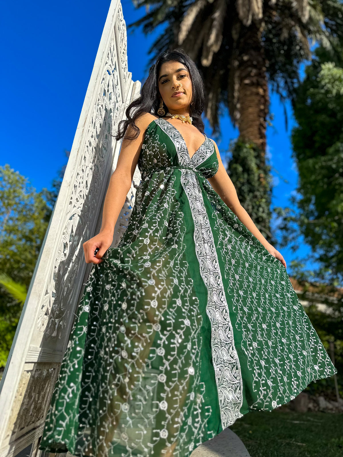Emerald Diamonds Magic Dress
