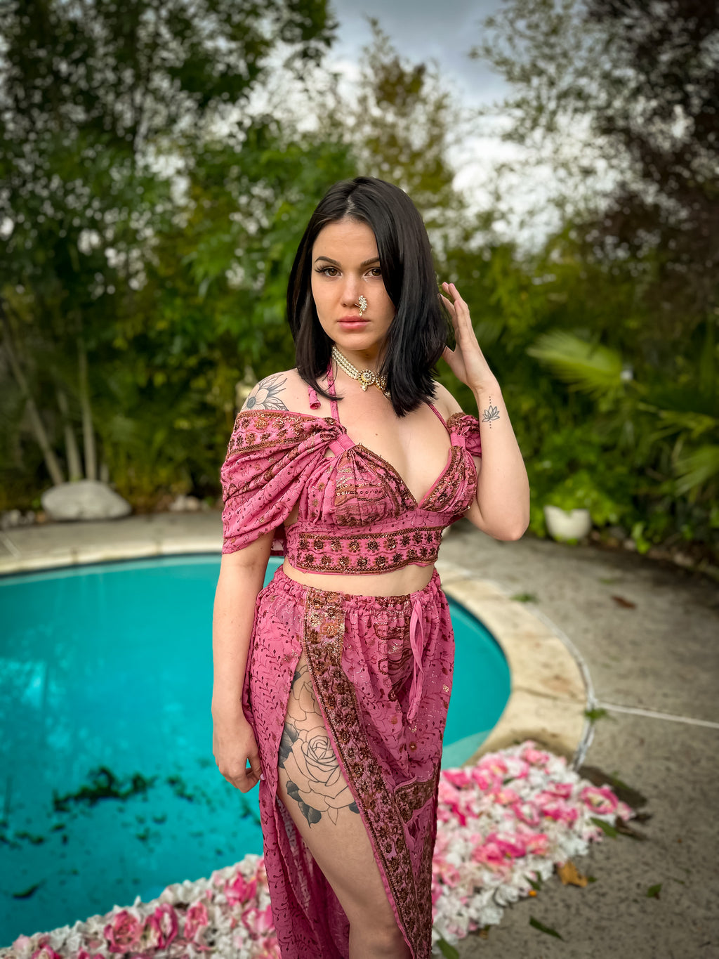 Golden Baby Girl Jasmine Set