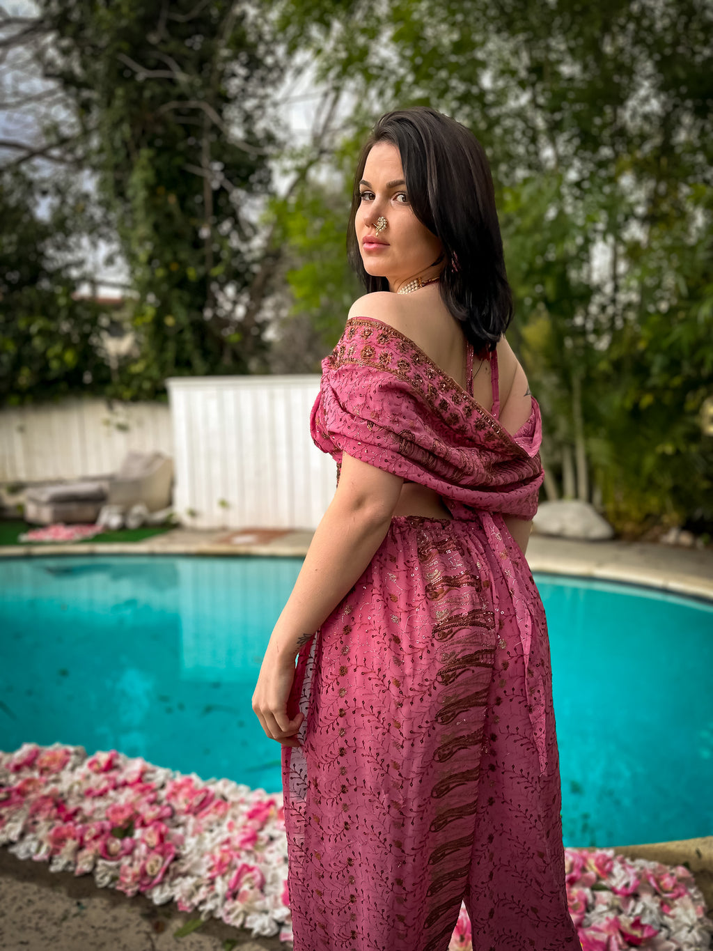 Golden Baby Girl Jasmine Set