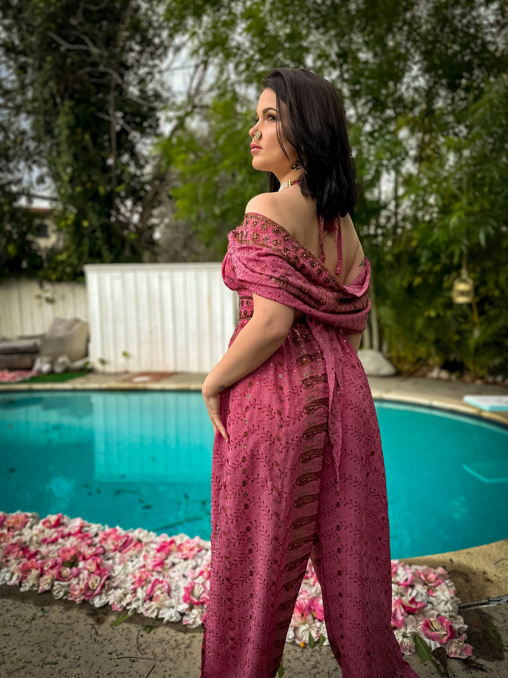 Golden Baby Girl Jasmine Set