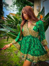 Load image into Gallery viewer, Emerald Elixir Babydoll Dress
