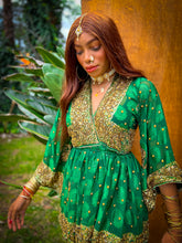 Load image into Gallery viewer, Emerald Elixir Babydoll Dress
