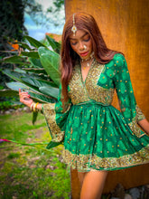 Load image into Gallery viewer, Emerald Elixir Babydoll Dress
