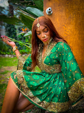 Load image into Gallery viewer, Emerald Elixir Babydoll Dress
