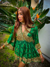 Load image into Gallery viewer, Emerald Elixir Babydoll Dress
