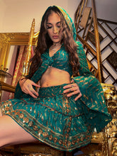 Load image into Gallery viewer, Princess Jasmine Micro Mini Skirt Set
