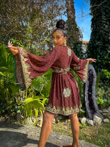 Golden Cacao Babydoll Dress