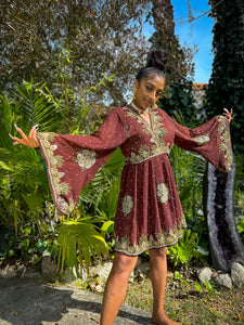 Golden Cacao Babydoll Dress