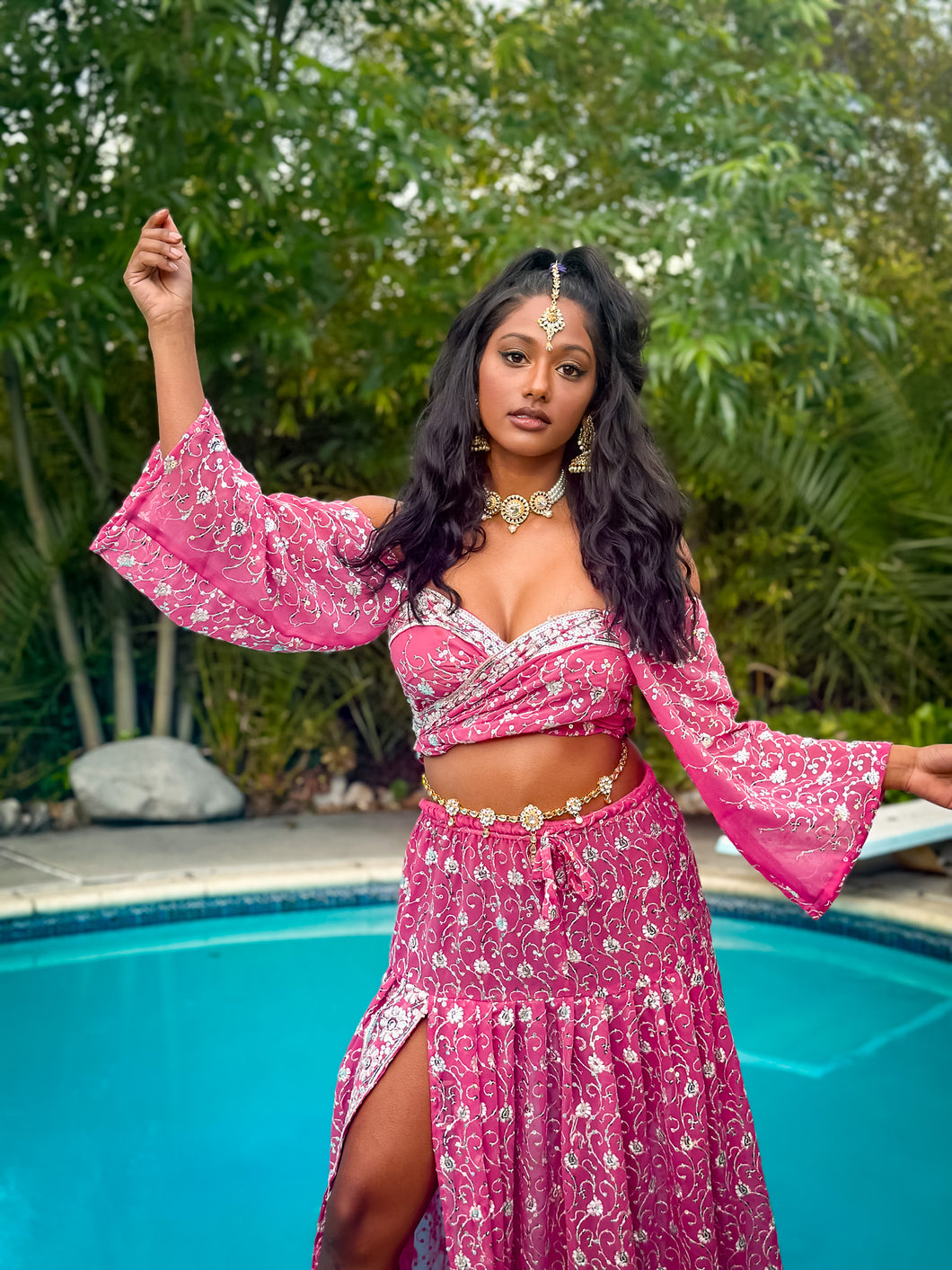 Pink Diamonds Goddess Set