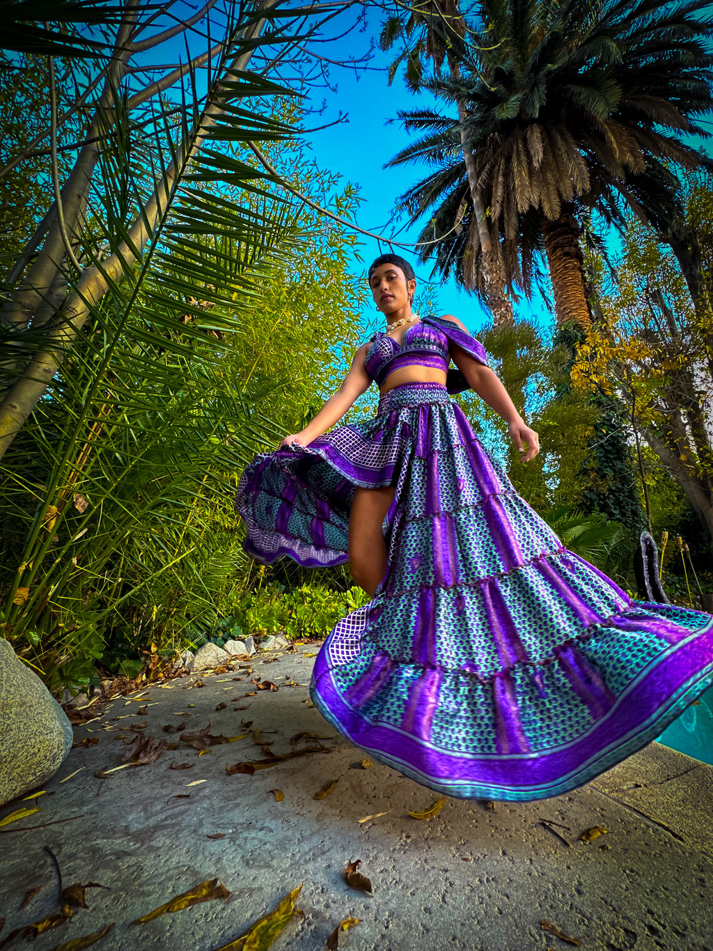 Purple Skies Bollywood Set