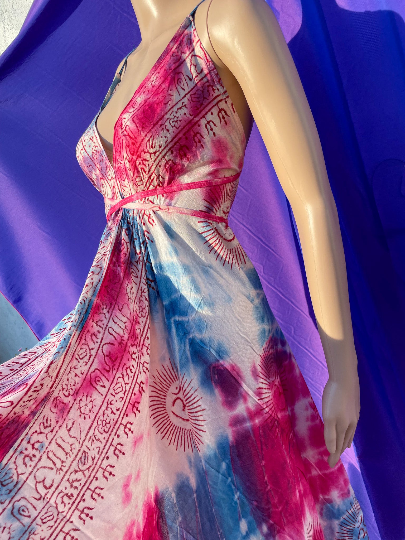 Cosmic love Sanskrit dress