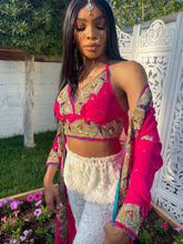 Load image into Gallery viewer, Pink lotus halter top

