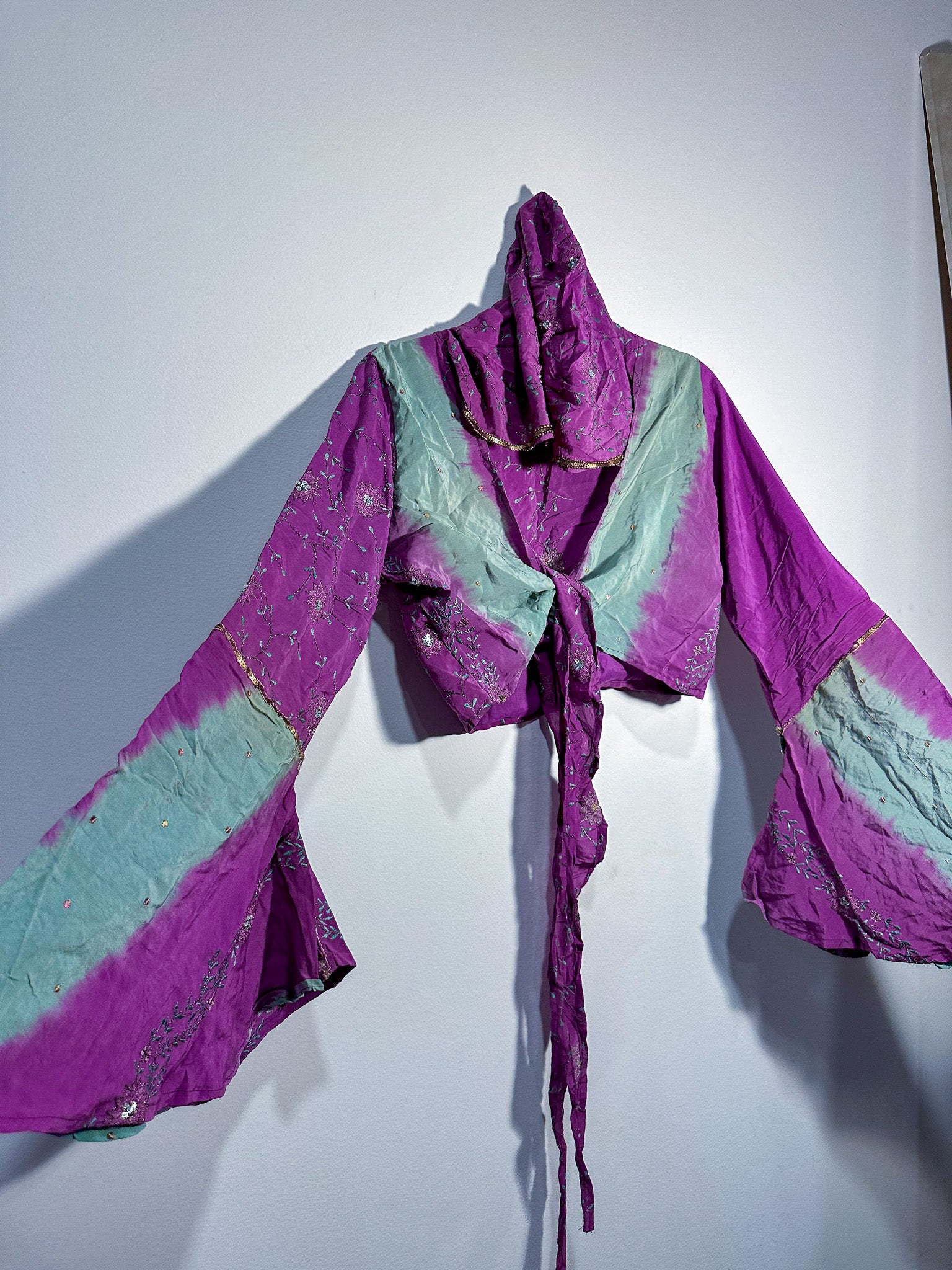 Purple Mountain Hoodie Wrap Top