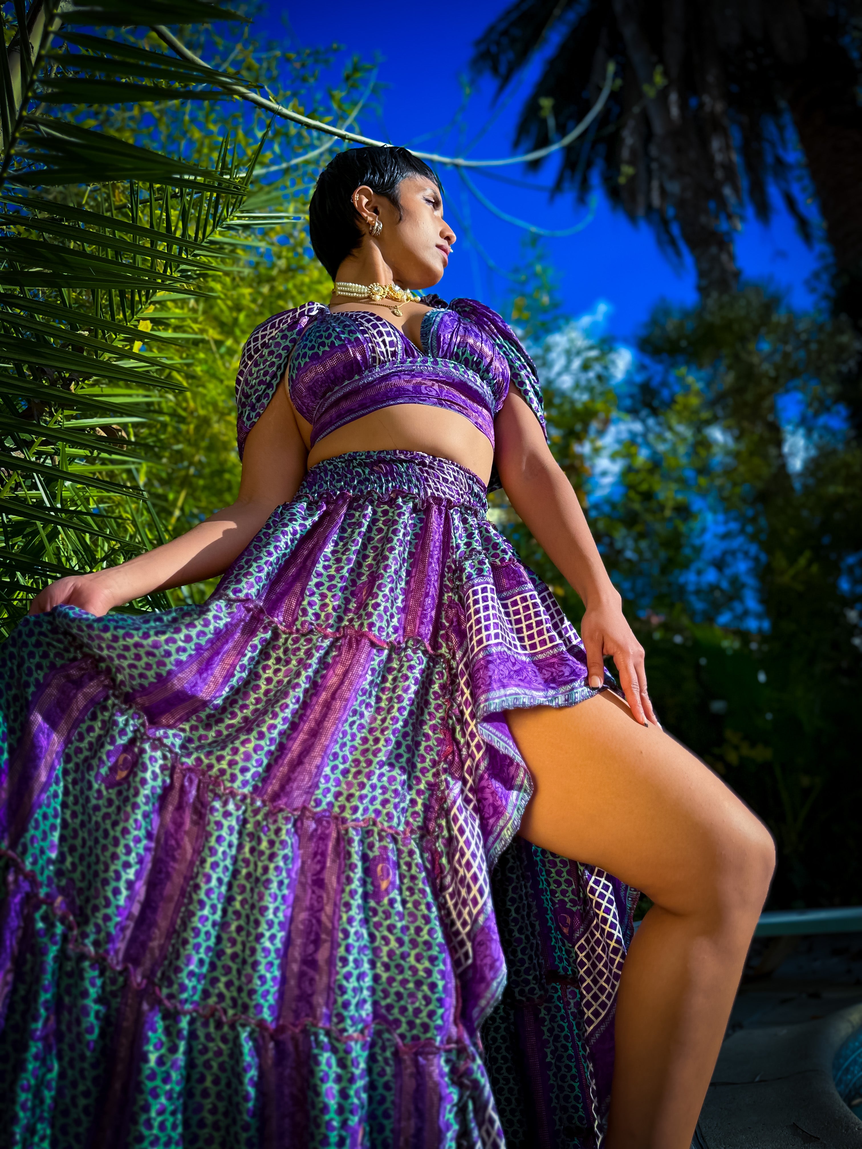 Purple Skies Bollywood Set