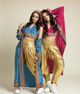 The Poonam Pink Hooded Kimono