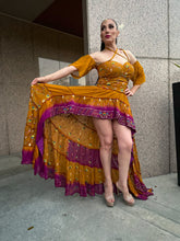 Load image into Gallery viewer, Bandhani Sunflower Goddess Set
