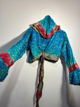 Load image into Gallery viewer, Ocean Love Hoodie Wrap Top
