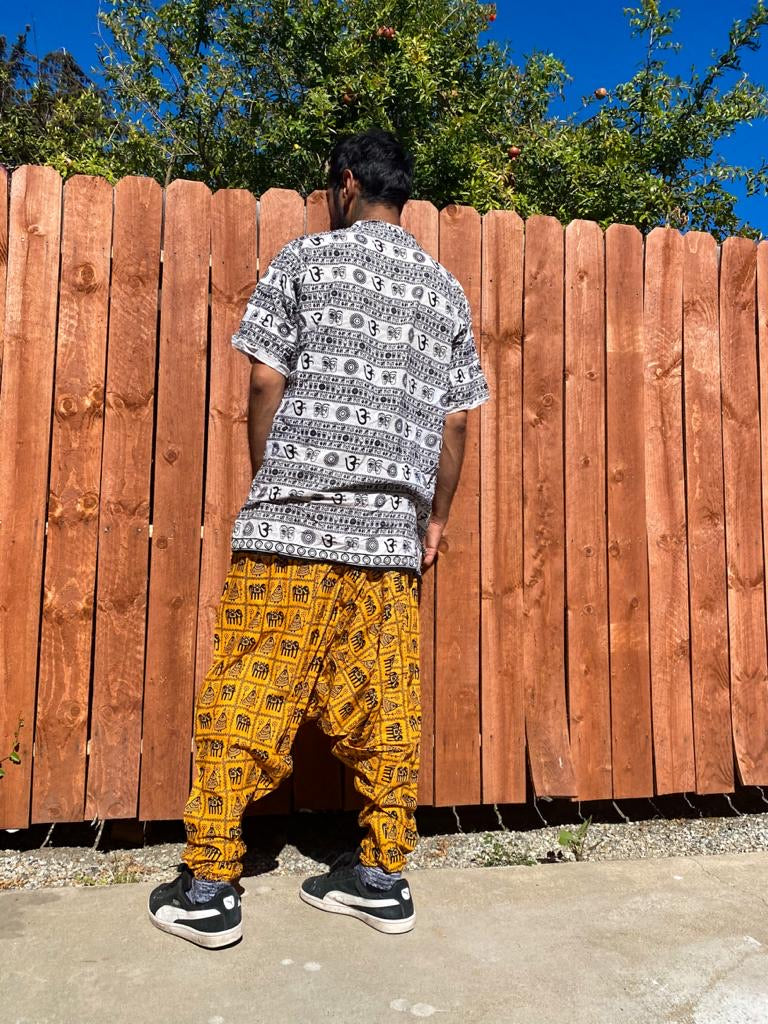 Yellow Dhoti pants