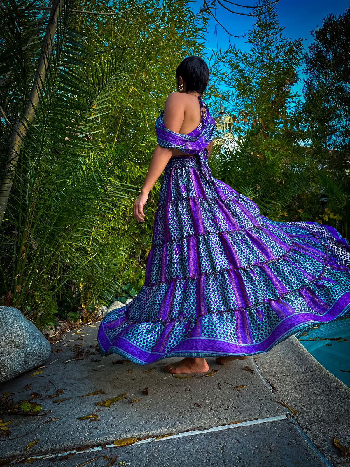 Purple Skies Bollywood Set