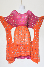 Load image into Gallery viewer, Orange Pink Orbit Butterfly Dress
