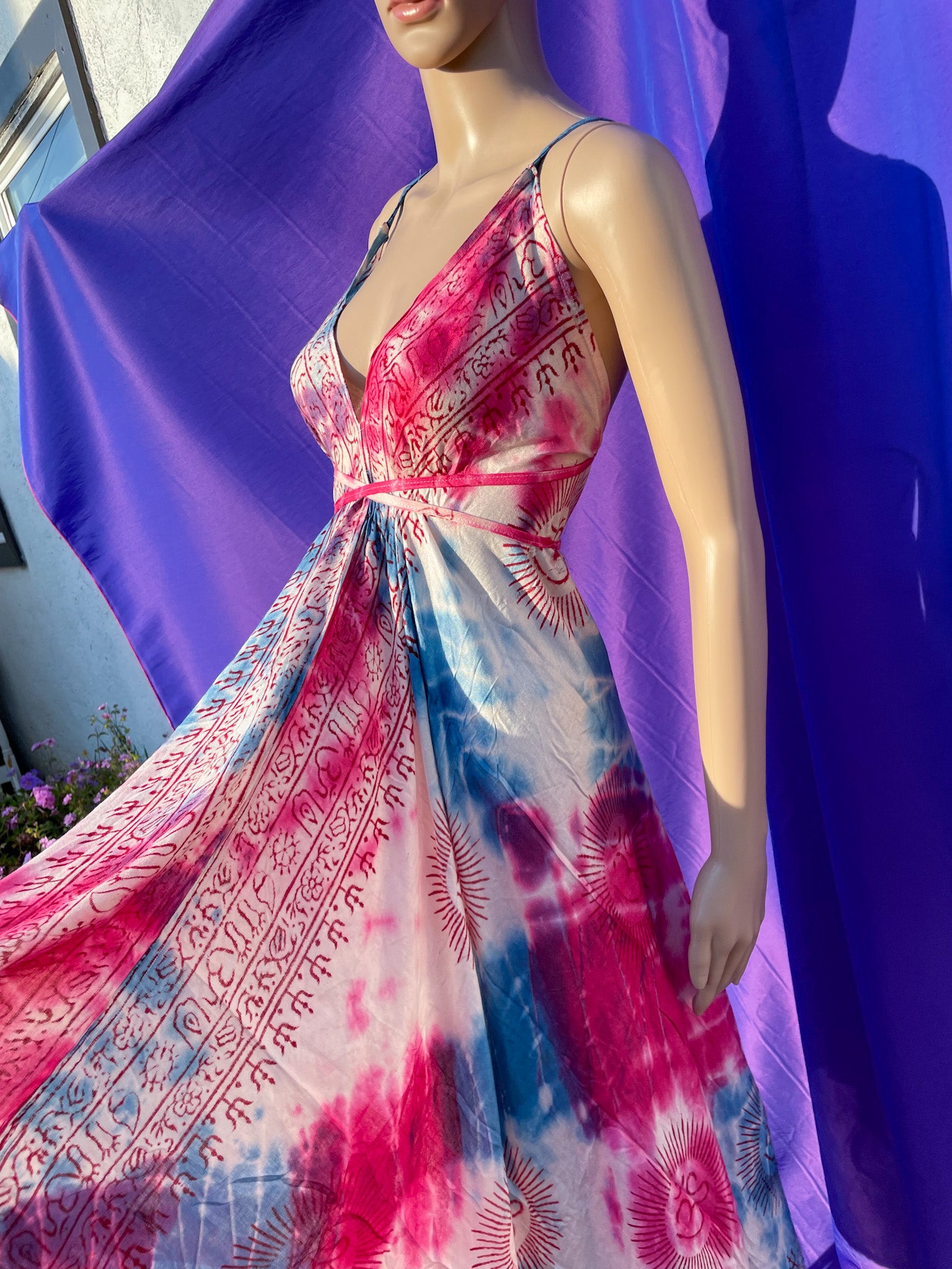 Cosmic love Sanskrit dress