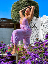 Load image into Gallery viewer, Lilac Sanskrit Jumpsuit
