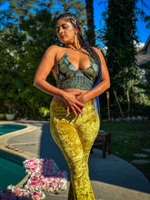 Load image into Gallery viewer, Emerald Whirlpool Halter Top
