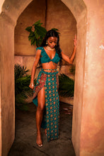 Load image into Gallery viewer, The Teal Tiyera Goddess Ruffle set
