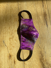 Load image into Gallery viewer, Purple ninja Satin Mask
