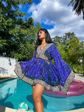Load image into Gallery viewer, Midnight Blue Mini Babydoll Dress
