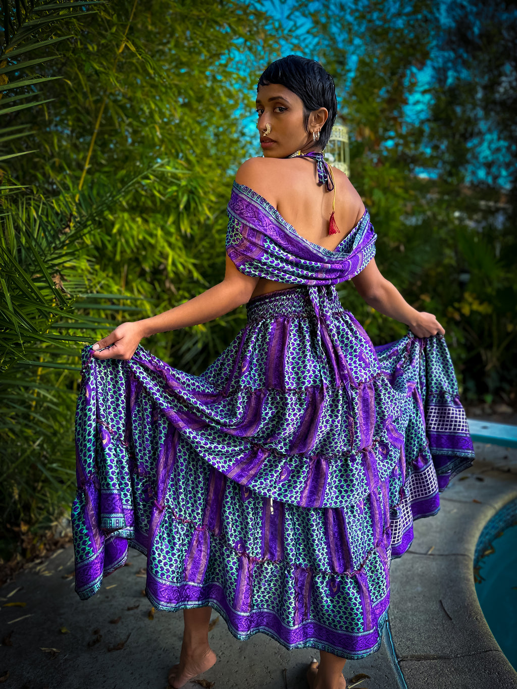 Purple Skies Bollywood Set