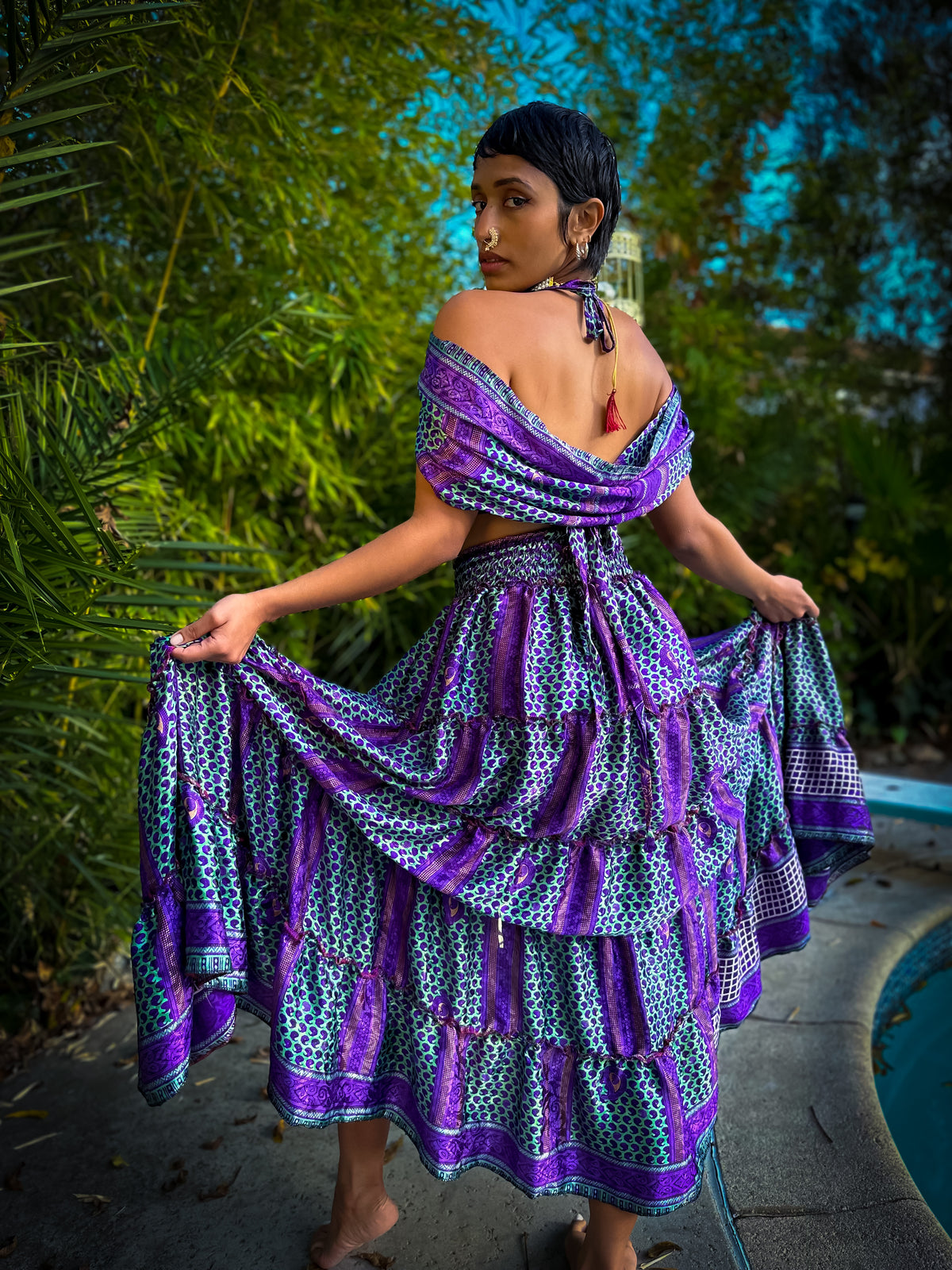 Purple Skies Bollywood Set
