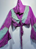Purple Mountain Hoodie Wrap Top