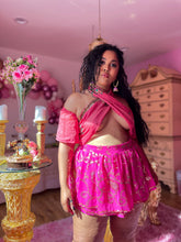 Load image into Gallery viewer, Pink Lotus Aura Wrap Top
