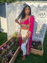 Load image into Gallery viewer, Pink lotus halter top
