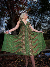 Load image into Gallery viewer, Emerald Gold Elixir Magic Dress
