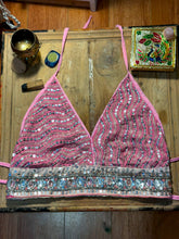 Load image into Gallery viewer, Babygurl Sparkles Halter Top
