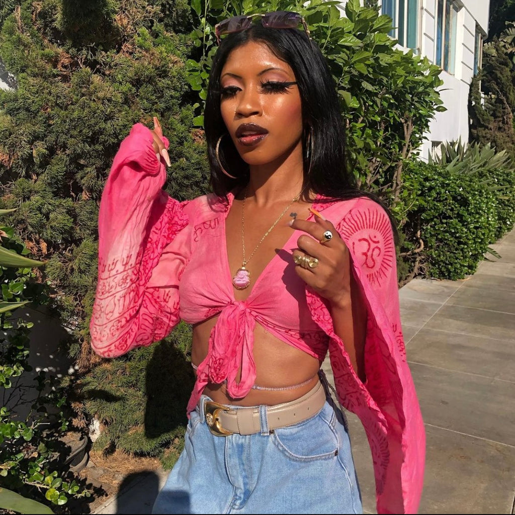 Fuscia Sanskrit Bella Top