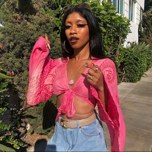 Fuscia Sanskrit Bella Top