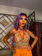 Load image into Gallery viewer, Royal Rani Halter Top
