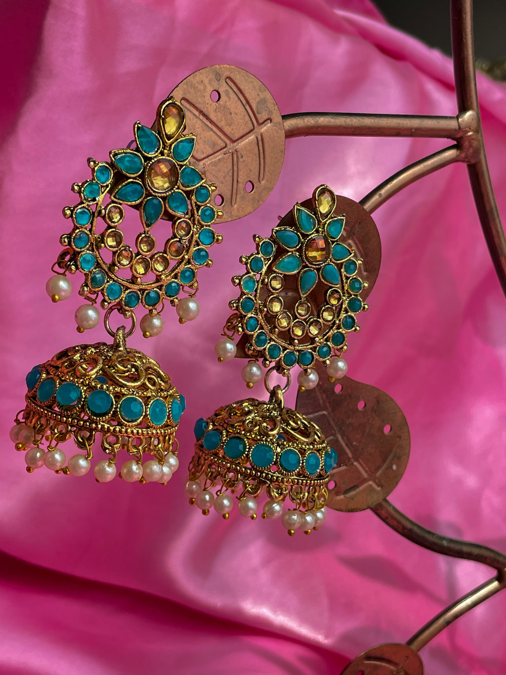 The Jasmine Jhumka Earrings