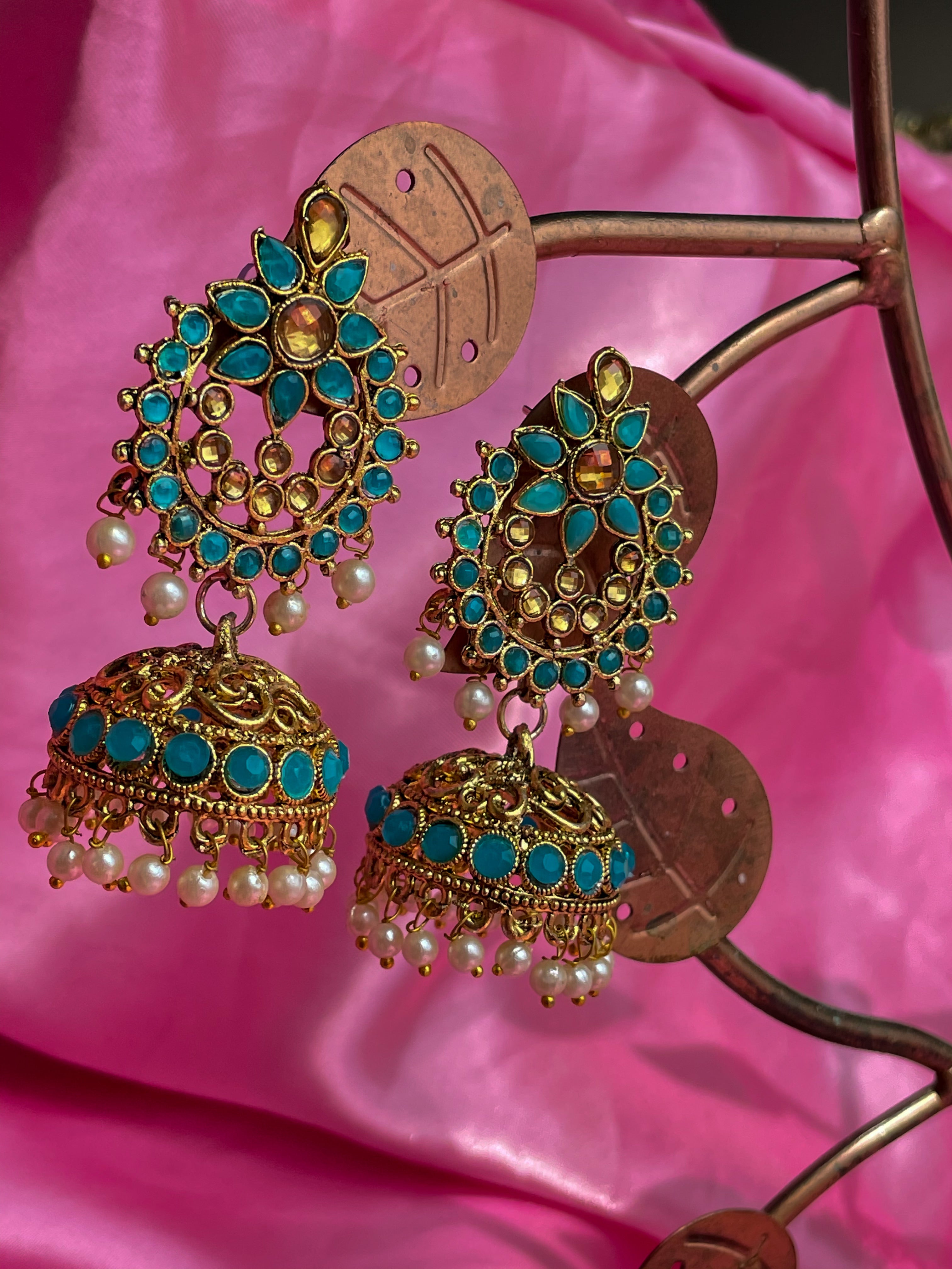 The Jasmine Jhumka Earrings