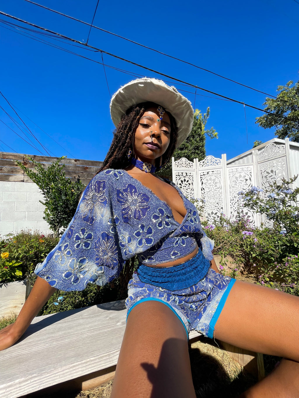 Atlantis Bloom Shorts Set