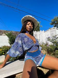Atlantis Bloom Shorts Set