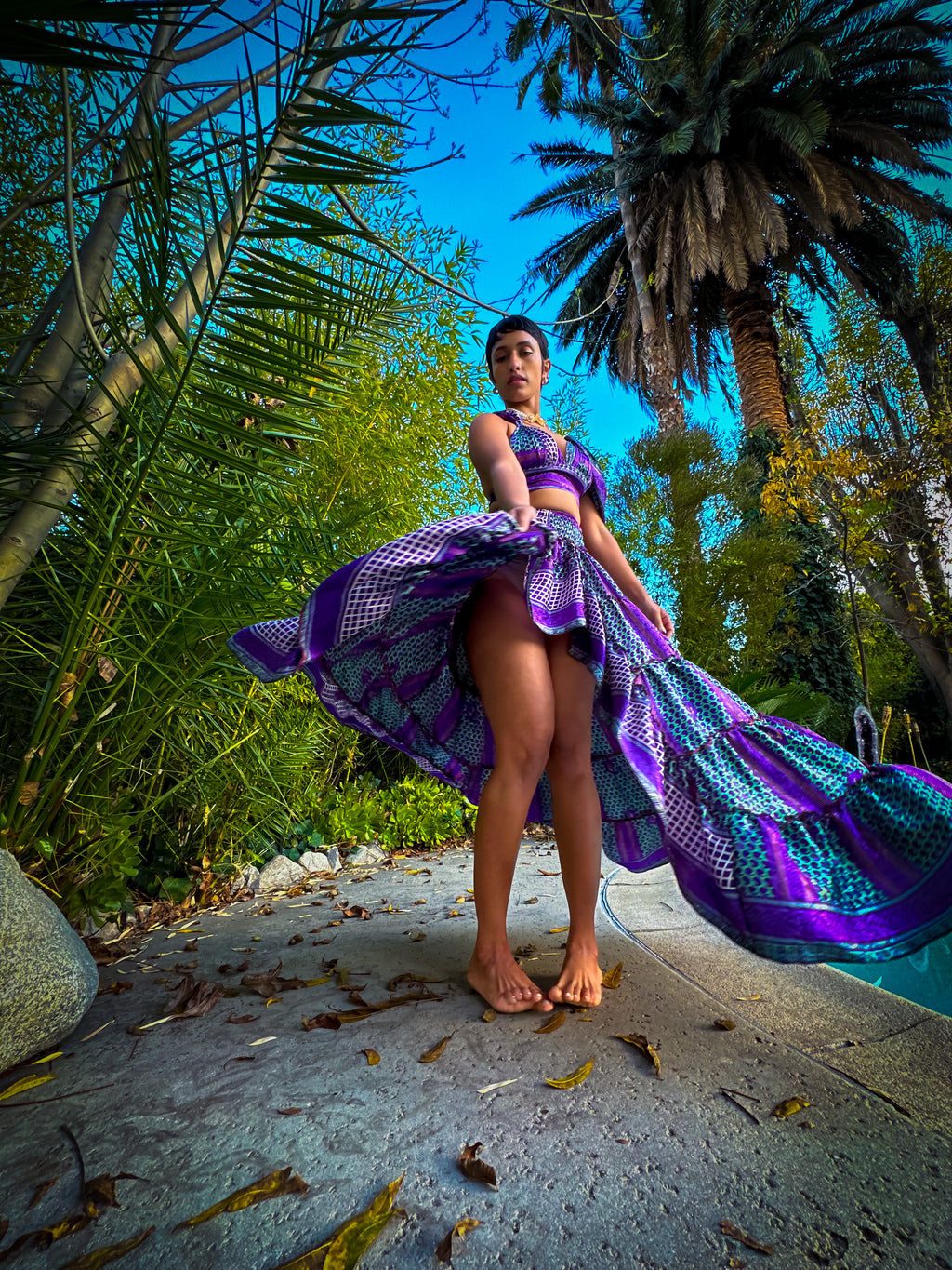 Purple Skies Bollywood Set
