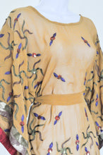 Load image into Gallery viewer, Bohemian Plant Butterfly Dress
