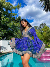 Load image into Gallery viewer, Midnight Blue Mini Babydoll Dress
