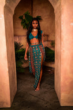 Load image into Gallery viewer, The Teal Tiyera Goddess Ruffle set
